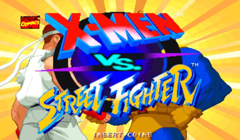 X-Men Vs. Street Fighter (USA 961004 Phoenix Edition) (bootleg) Title Screen